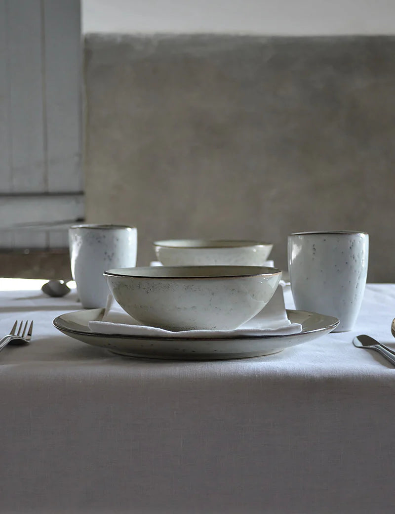 Покривка Кетъринг Лен Бяла